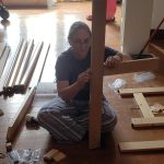 Loom Goddess Assembling a Floor Model